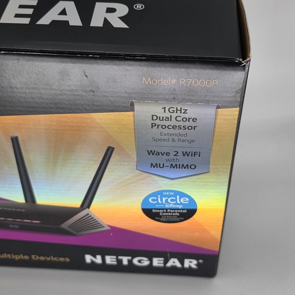 NETGEAR Nighthawk R7000P AC2300 Smart WiFi Router Bundle w/AC Adapter - Free S/H - Picture 8 of 10